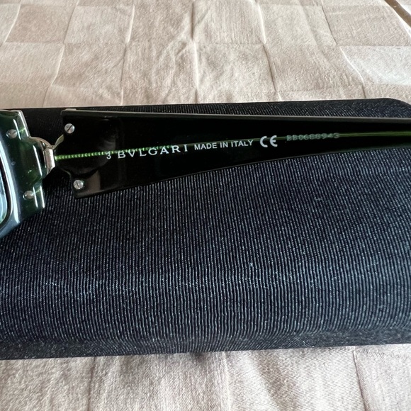 BVLGRI eyeglass frames with rhinestones